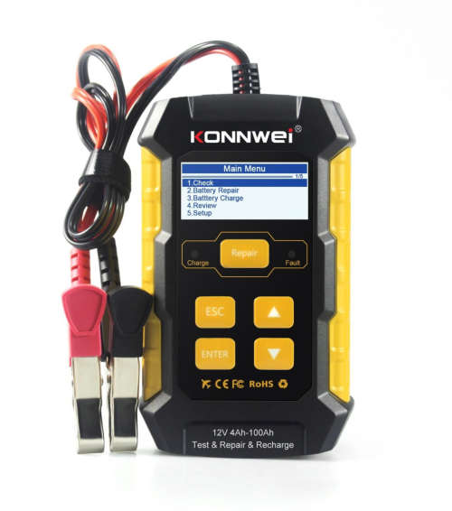 Battery Testers Konnwei Kw Car Battery Charger Repair Test